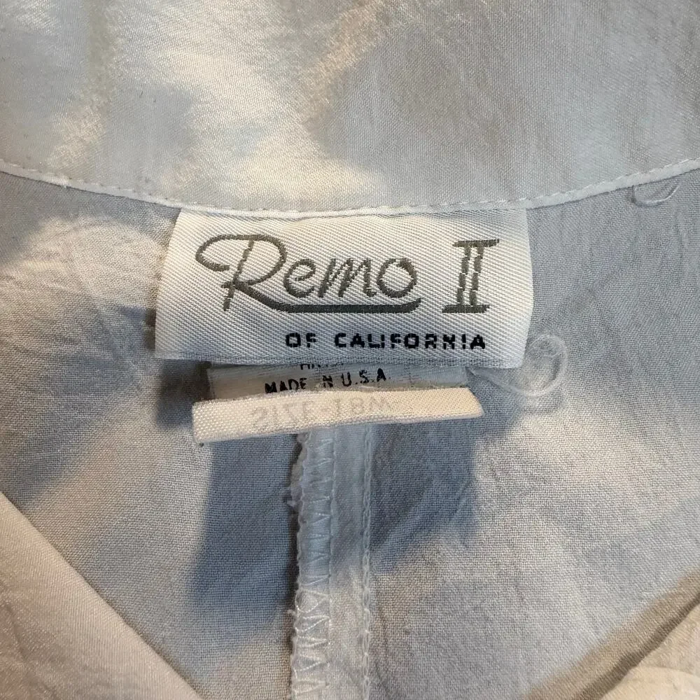 Vintage Reno II Women's Size 18W White Rainbow Polo Short Sleeve Shirt Top USA